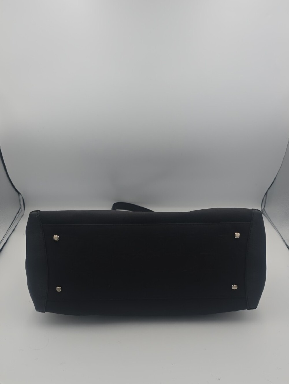 Salvatore Ferragamo Black Fabric/Leather Med Tote W Silver Hardware (EUC)(COA)🖤 - Picture 8 of 15